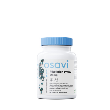 OSAVI, Pikolinian Cynku, 50 mg, 60 kapsułek