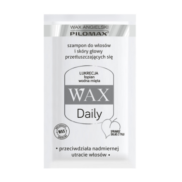PILOMAX WAX Daily - szampon do włosów przetłuszczających się, 10 ml