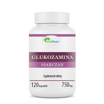VitaFarm, glukozamina siarczan, 120 kapsułek