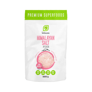 Intenson, sól himalajska różowa jodowana, drobna, 500 g