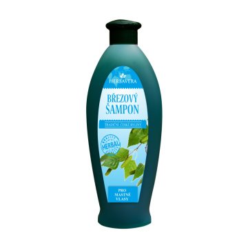 Herbavera - oczyszczający szampon z ekstraktem z liści brzozy, 550 ml