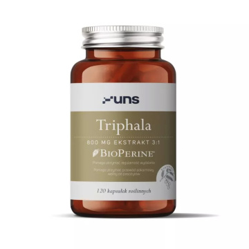 UNS - Triphala Bioperine, 120 kapsułek