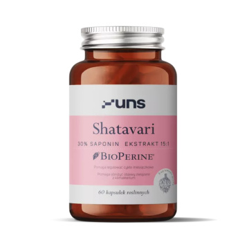 UNS - Shatavari i Bioperine, 60 kapsułek