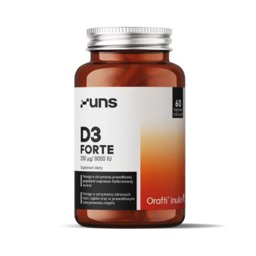 UNS - witamina D3 Forte 8000 IU, 60 kapsułek