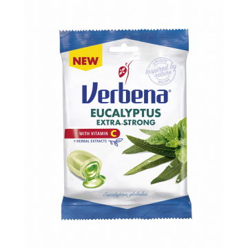 Verbena - Eukaliptus Extra Strong cukierki, 60 g