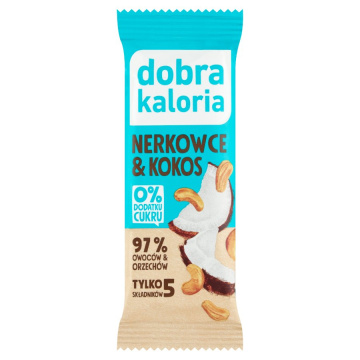 Dobra Kaloria - baton kokos-nerkowiec, 35 g