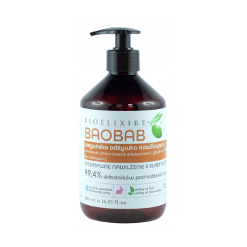 Bioelixire, wegańska odżywka Baobab, 500 ml