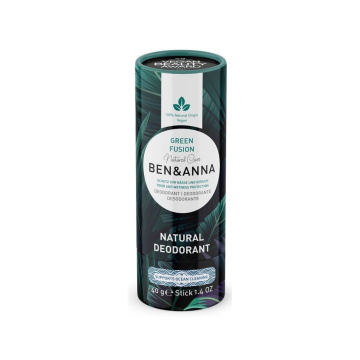 BENANNA - dezodorant na bazie sody GREEN FUSION, 40 g
