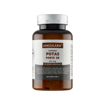 Singularis - Superior Potas Forte SR, wspiera układ nerwowy, 120 tabletek