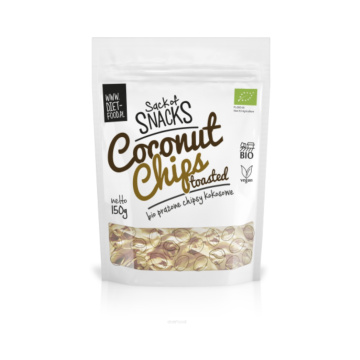 Diet-Food, bio kokosowe chipsy prażone, 150 g