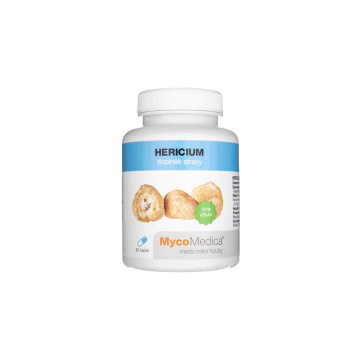 MycoMedica - Hericium, wsparcie układu pokarmowego, 90 kapsułek
