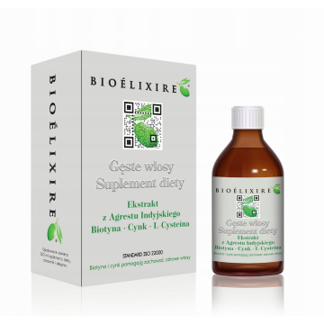 Bioelixire, suplement diety Gęste Włosy, 300 ml