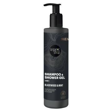 Organic Shop Men, 2in1 Shampoo and Shower Gel, pielęgnacja ciała oraz skóry głowy, 280 ml