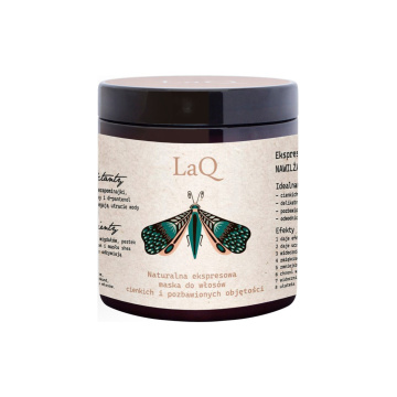 LAQ - ekspresowa maska do włosów nawilżająco-odżywiająca, 250 ml