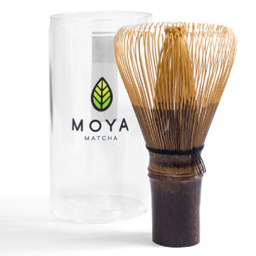 MOYA - chasen miotełka z ciemnego bambusa do matchy, 1 sztuka