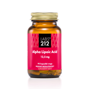 Labs212 Alpha Lipoic Acid A-LA 12,5 mg, 90 kapsułek