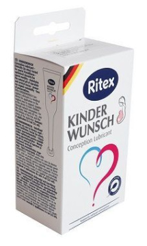 Ritex Kinderwunsch, żel dopochwowy wspomagający poczęcie, z aplikatorem, 8 sztuk