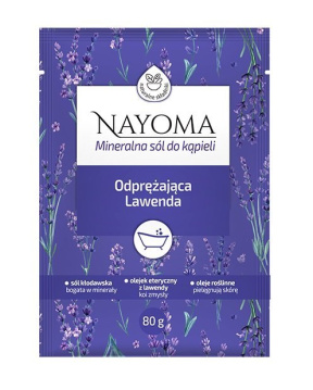 Nayoma, sól do kąpieli Lawenda, 80 g