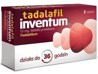 Tadalafil Inventum 10 mg, 2 tabletki powlekane