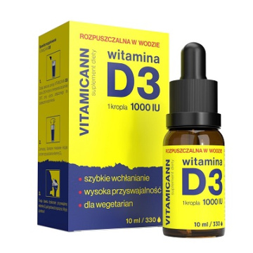 Vitamicann D3 1000 IU, witamina  10 ml