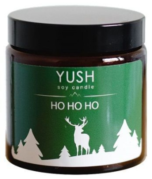 Yush, Ho Ho Ho, świeca sojowa, 120 ml