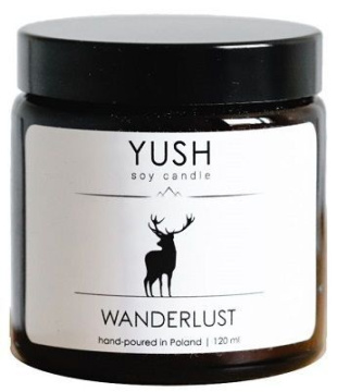 Yush, Wanderlust, świeca sojowa, 120 ml