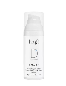 Hagi Smart D, naturalny krem nawilżająco-kojący, skóra sucha, 50 ml