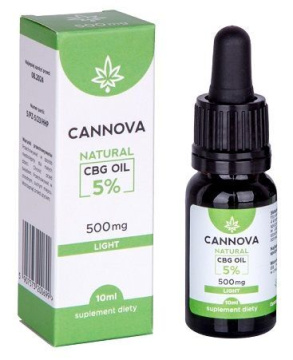 Cannova CBG Oil 5%, olej z nasion konopi 500 mg, 10 ml