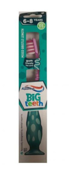 Aquafresh Big Teeth Psi Patrol, szczoteczka do zębów dla dzieci 6-8 lat, 1 sztuka