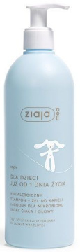 Ziaja Med Dla Dzieci, szampon + żel do kąpieli, od urodzenia, 400 ml