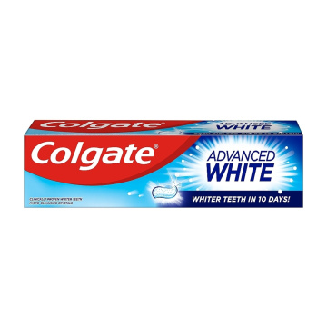 Colgate Advanced White, wybielająca pasta do zębów z fluorem, 50 ml