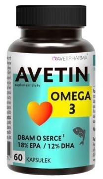 Avetin Omega-3, 60 kapsułek