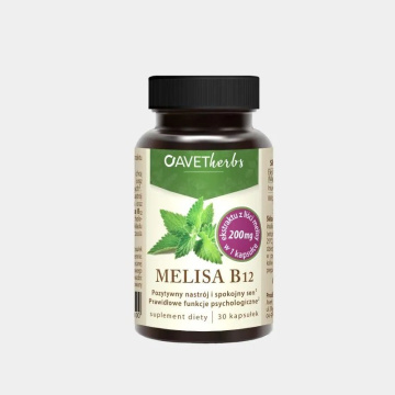 Avet Herbs Melisa B12, 30 kapsułek