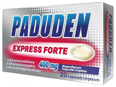 Paduden Express Forte 400 mg, 20 kapsułek