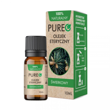 Pureo 100% naturalny olejek eteryczny Świerkowy, 10 ml