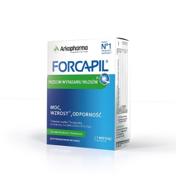 Forcapil przeciw wypadaniu włosów, 30 tabletek