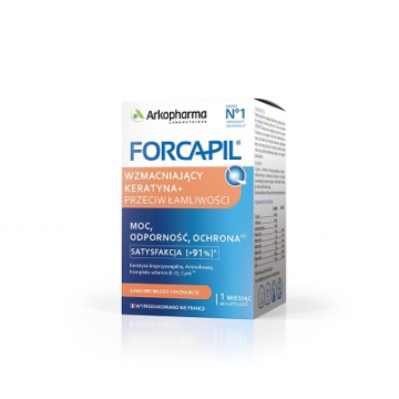 Forcapil wzmacniający keratyna+, 60 kapsułek