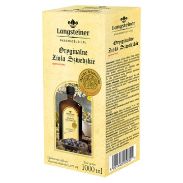 Langsteiner, oryginalne zioła szwedzkie, 1000 ml