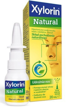 Xylorin Natural, aerozol do nosa, po 6 roku życia, 20 ml