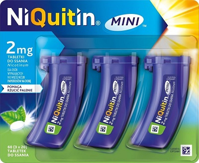 Niquitin Mini 2 mg, 60 tabletek do ssania