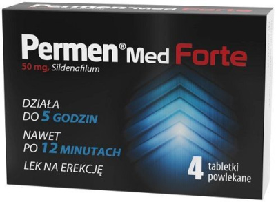 Permen Med Forte 50 mg, 4 tabletki powlekane