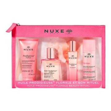 Nuxe prodigieuse FLORALE promocyjny zestaw z kosmetyczką