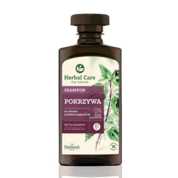 FARMONA Herbal Care - szampon pokrzywowy, włosy przetłuszczające się, 330 ml