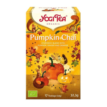 Yogi Tea, herbatka dyniowa, Pumpkin Chai, 17 saszetek