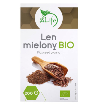 BioLife - Len mielony BIO, 200 g