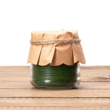 Łysoń, świeca woskowa Domowe Przetwory, Zielona, 250 g