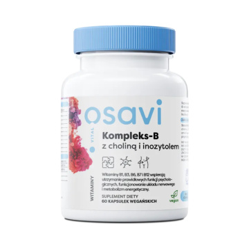 OSAVI, Kompleks-B z choliną i inozytolem, 60 kapsułek
