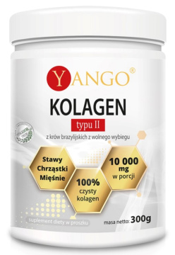 YANGO, kolagen wołowy typu II, 300 g