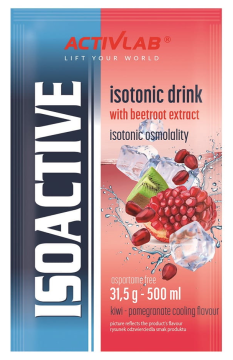 Activlab, IsoActive isotonic drink, smak kiwi i granat cooling, izotonik w proszku, 31,5 g