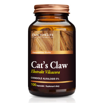 Doctor Life - Cat's Claw Extract, Amazonian Herbs, koci pazur, 100 kapsułek